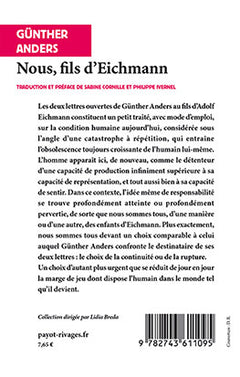 Nous, fils d'Eichmann