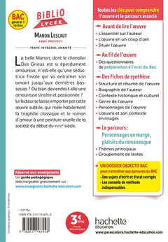 Bibliolycée - Manon Lescaut