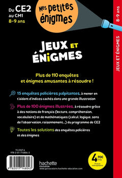 Jeux et énigmes - Du CE2 au  CM1 - Cahier de vacances 2025