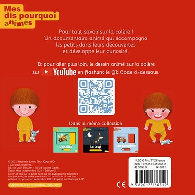 Mes dis pourquoi animés - la colère