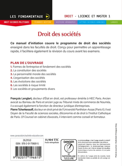 Fondamentaux - Droit des sociétés