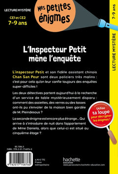 L'inspecteur Petit mène l'enquête - Mes petites énigmes CE1 et CE2 - Cahier de vacances 2022