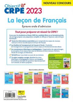 Objectif CRPE 2023 - Français - La leçon