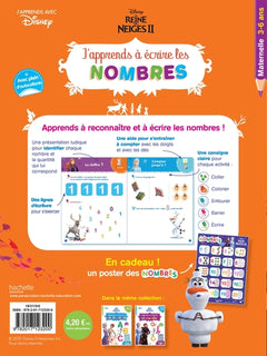 La Reine des Neiges 2 - J'apprends à écrire les nombres