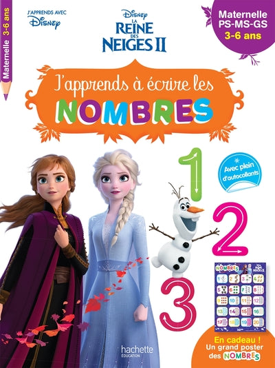 La Reine des Neiges 2 - J'apprends à écrire les nombres