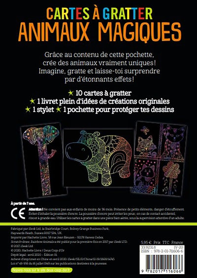 Mes cartes à gratter animaux magiques