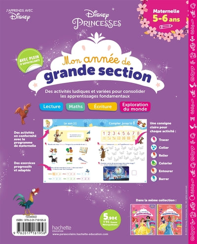 Disney - Princesses - Mon année de Grande Section