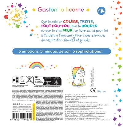 Je retrouve le calme avec Gaston la licorne - Livre son