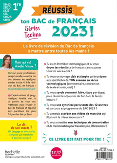 Réussis ton Bac de français 2023 avec Amélie Vioux - 1res STMG - STI2D - ST2S - STL - STD2A - STHR
