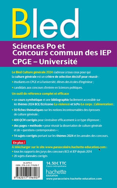 Bled Supérieur - Culture générale, examens et concours 2024
