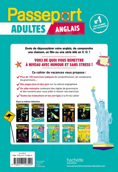 Passeport Adultes - Anglais - Cahier de vacances 2025