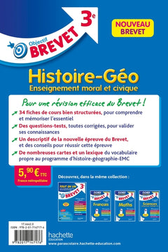 Objectif Brevet Fiches Histoire-Géographie-Enseignement moral et civique