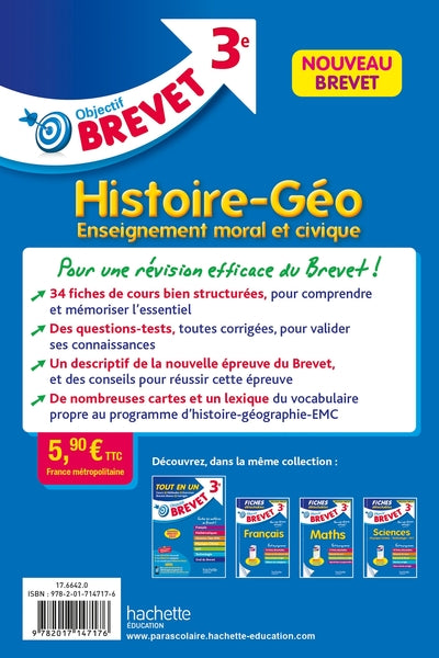 Objectif Brevet Fiches Histoire-Géographie-Enseignement moral et civique