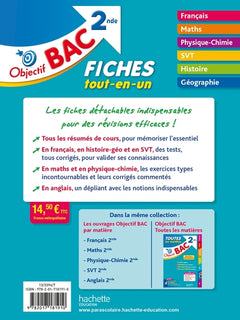 Objectif Bac Fiches détachables Tout-en-un 2nde