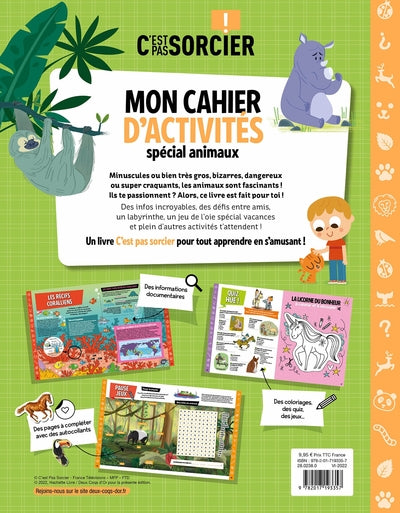 Mon cahier d'activités spécial animaux