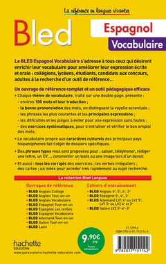Bled Espagnol Vocabulaire