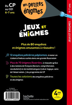 Jeux et énigmes - Du CP au CE1 - Cahier de vacances 2026