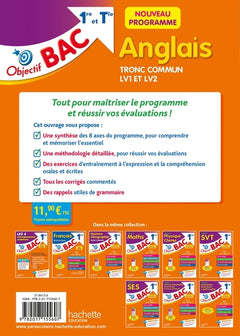 Objectif BAC Anglais LV1 et LV2 Tronc commun 1re et Tle