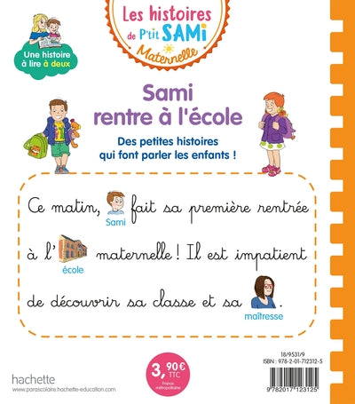 Les histoires de P'tit Sami Maternelle (3-5 ans) : Sami rentre à l'école