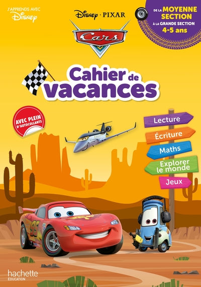 Disney - Cars - Cahier de vacances 2025