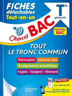 Objectif Bac Fiches détachables enseignements communs Terminale