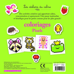 Coloriages pixels - avec des autocollants