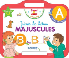 Sami et Julie - Ardoise J'écris les lettres majuscules