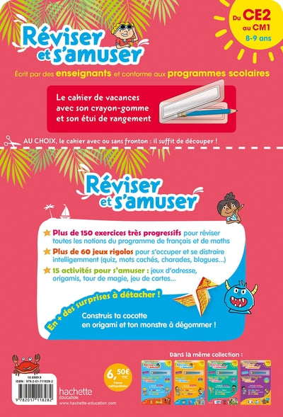 Réviser et s'amuser - Du CE2 au CM1 (8-9 ans) - Cahier de vacances 2025