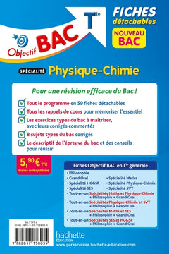 Objectif Bac Fiches détachables Spécialité Physique Chimie Tle