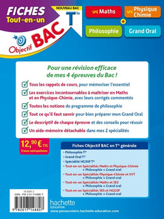 Objectif BAC Fiches Tout-en-un Tle Spécialités Maths et Physique-chimie + Philo + Grand oral