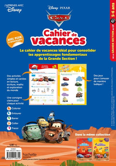 Disney - Cars - De la Grande Section au CP - Cahier de vacances 2025