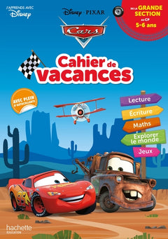 Disney - Cars - De la Grande Section au CP - Cahier de vacances 2025