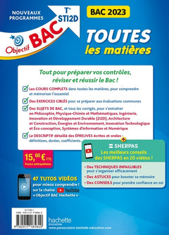 Objectif BAC 2023 Term STI2D Toutes les matières