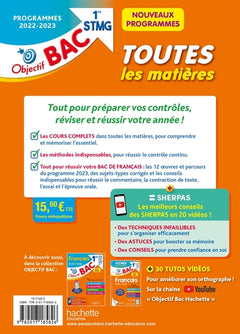 Objectif Bac - Toutes les matières 1re STMG (nouveaux programmes)