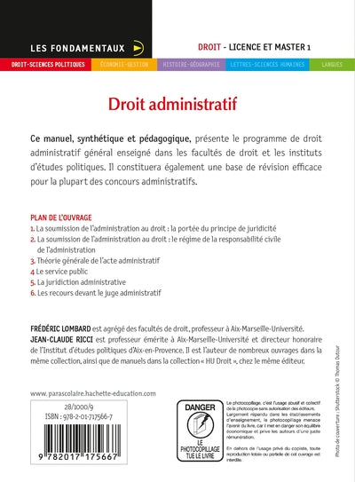 Fondamentaux - Droit administratif