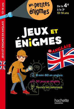 Jeux et énigmes - Anglais - De 4e à la 3e - Cahier de vacances 2025