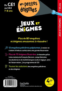 Jeux et énigmes - Du CE1 au CE2 - Cahier de vacances 2025