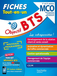 Objectif BTS MCO - Fiches Tout-en-un
