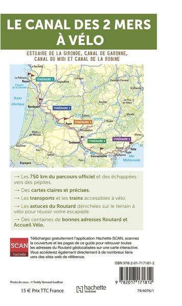 Guide du Routard Canal des 2 Mers à Vélo