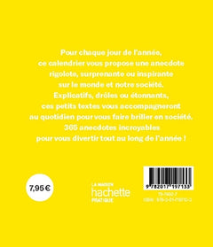 Calendrier Jour après jour - Anecdotes incroyables
