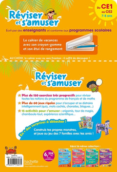 Réviser et s'amuser - Du CE1 au CE2 (7-8 ans) - Cahier de vacances 2025