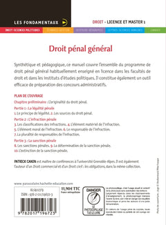 Fondamentaux - Droit pénal général 2023