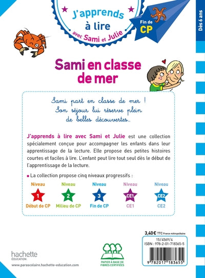 Sami et Julie CP Niveau 3 Sami en classe de mer