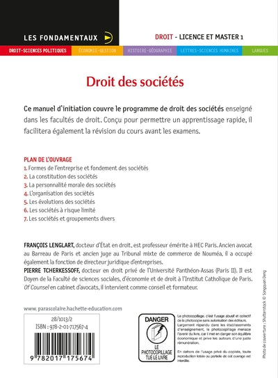 Fondamentaux - Droit des sociétés 2022-2023