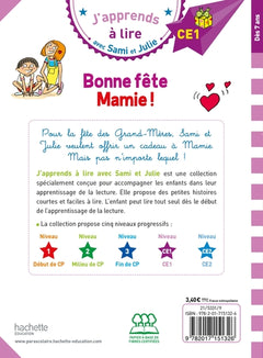 Sami et Julie CE1 : Bonne fête Mamie !