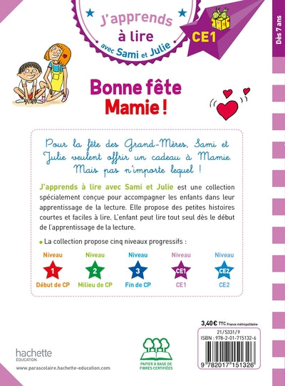 Sami et Julie CE1 : Bonne fête Mamie !
