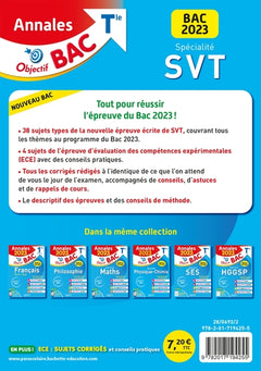 Annales Objectif Bac 2023 - Spécialité SVT