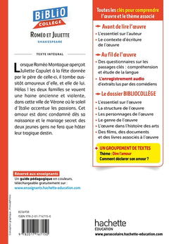 Bibliocollège - Roméo Et Juliette, Shakespeare