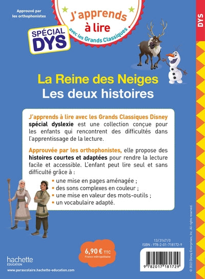 La Reine des neiges 1 / La Reine des neiges 2 - Spécial DYS (dyslexie)