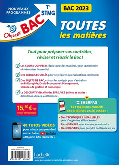 Objectif Bac 2023 - Term STMG Toutes les matières
